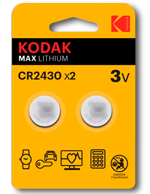 30417755 Kodak MAX Lithium 2430 (blister 2uds.)